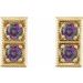 Two-Stone Earrings