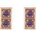 Two-Stone Earrings