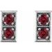 Two-Stone Earrings