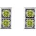 Two-Stone Earrings