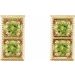 Two-Stone Earrings