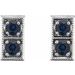 Two-Stone Earrings