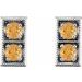 Two-Stone Earrings