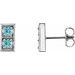 Two-Stone Earrings