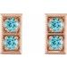 Two-Stone Earrings