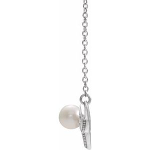 Vintage-Inspired Pearl Necklace or Center