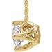 Solitaire Necklace or Slide Pendant