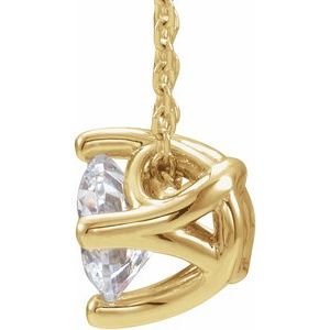 Solitaire Necklace or Slide Pendant
