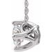 Solitaire Necklace or Slide Pendant