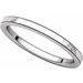 Milgrain Edge Comfort-Fit Flat Band with Satin Hammer Finish