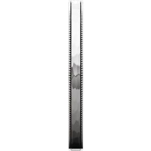 Milgrain Edge Comfort-Fit Flat Band with Satin Hammer Finish