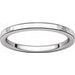 Milgrain Edge Comfort-Fit Flat Band with Satin Hammer Finish