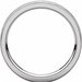 Milgrain Edge Comfort-Fit Flat Band with Satin Hammer Finish