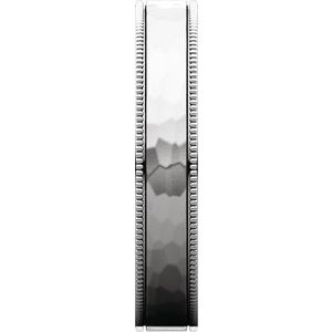 Milgrain Edge Comfort-Fit Flat Band with Satin Hammer Finish