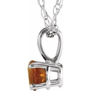Youth Birthstone Necklace or Pendant