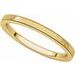 Milgrain Edge Comfort-Fit Flat Band with Satin Hammer Finish