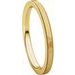 Milgrain Edge Comfort-Fit Flat Band with Satin Hammer Finish