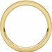 Milgrain Edge Comfort-Fit Flat Band with Satin Hammer Finish