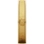 Milgrain Edge Comfort-Fit Flat Band with Satin Hammer Finish