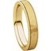 Milgrain Edge Comfort-Fit Flat Band with Satin Hammer Finish
