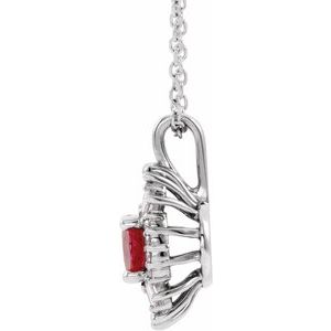 Halo-Style Necklace or Pendant
