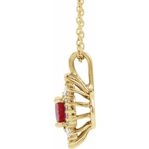 Halo-Style Necklace or Pendant