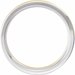 Grooved Comfort-Fit Half Round Band
