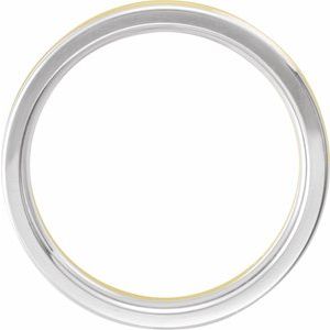 Grooved Comfort-Fit Half Round Band