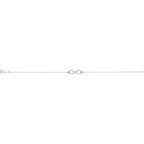 Accented Infinity-Inspired Bracelet