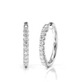 Diamond Hoop Earrings image 0