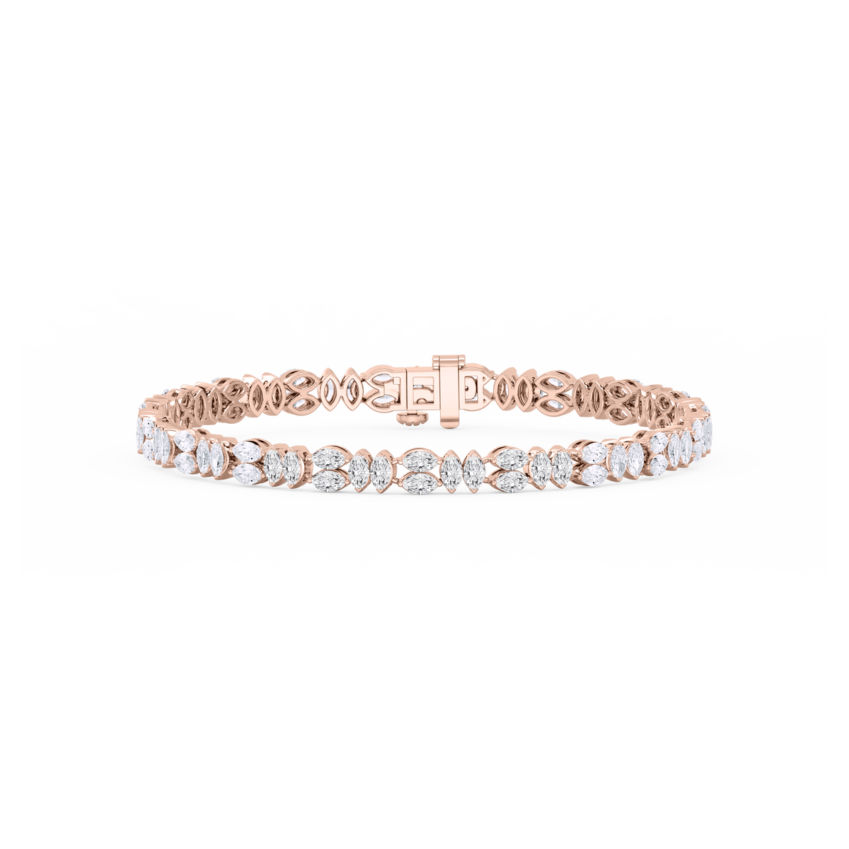 6 ctw Marquise LGD Alternating Bracelet  - 7 Inches