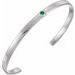 Bezel-Set Cuff Bracelet