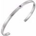 Bezel-Set Cuff Bracelet