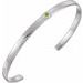 Bezel-Set Cuff Bracelet