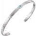 Bezel-Set Cuff Bracelet