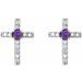 Accented Cross Earrings