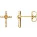Accented Cross Earrings