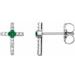Accented Cross Earrings