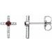 Accented Cross Earrings