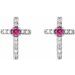 Accented Cross Earrings