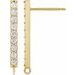 Accented Bar Earring Top