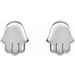 Hamsa Earrings