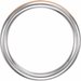 Half Round Band with Satin Finish