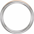 Half Round Band with Satin Finish