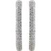 Pavé-Style Inside-Outside Hinged Hoop Earrings
