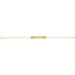 Engravable Pierced Cross Bar Bracelet