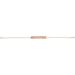 Engravable Pierced Cross Bar Bracelet