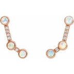 Scattered Cabochon Ear Climbers