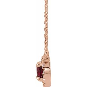 French-Set Halo-Style Necklace or Center