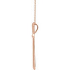 Elongated Cross Necklace or Pendant